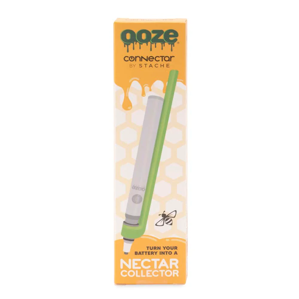 Ooze X Stache Connectar - 510 Dab Straw Attachment - Green - Image 6