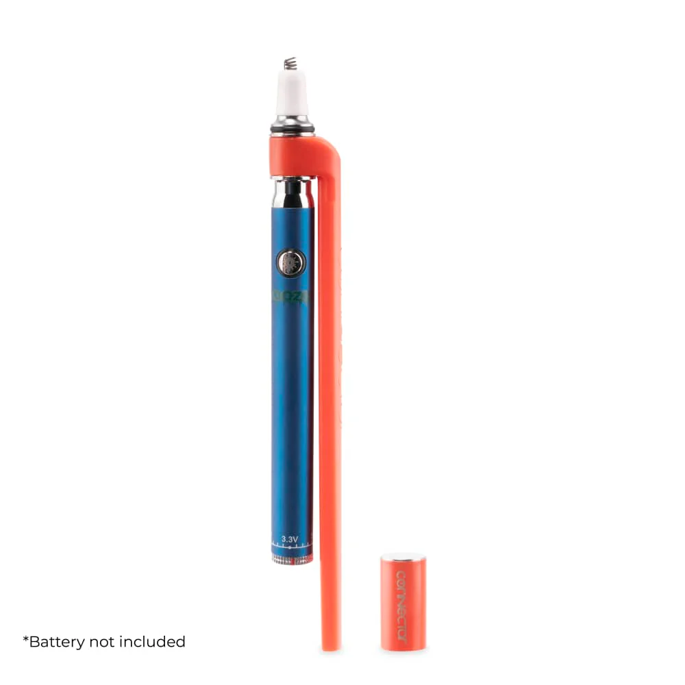 Ooze X Stache Connectar - 510 Dab Straw Attachment - Red - Image 4