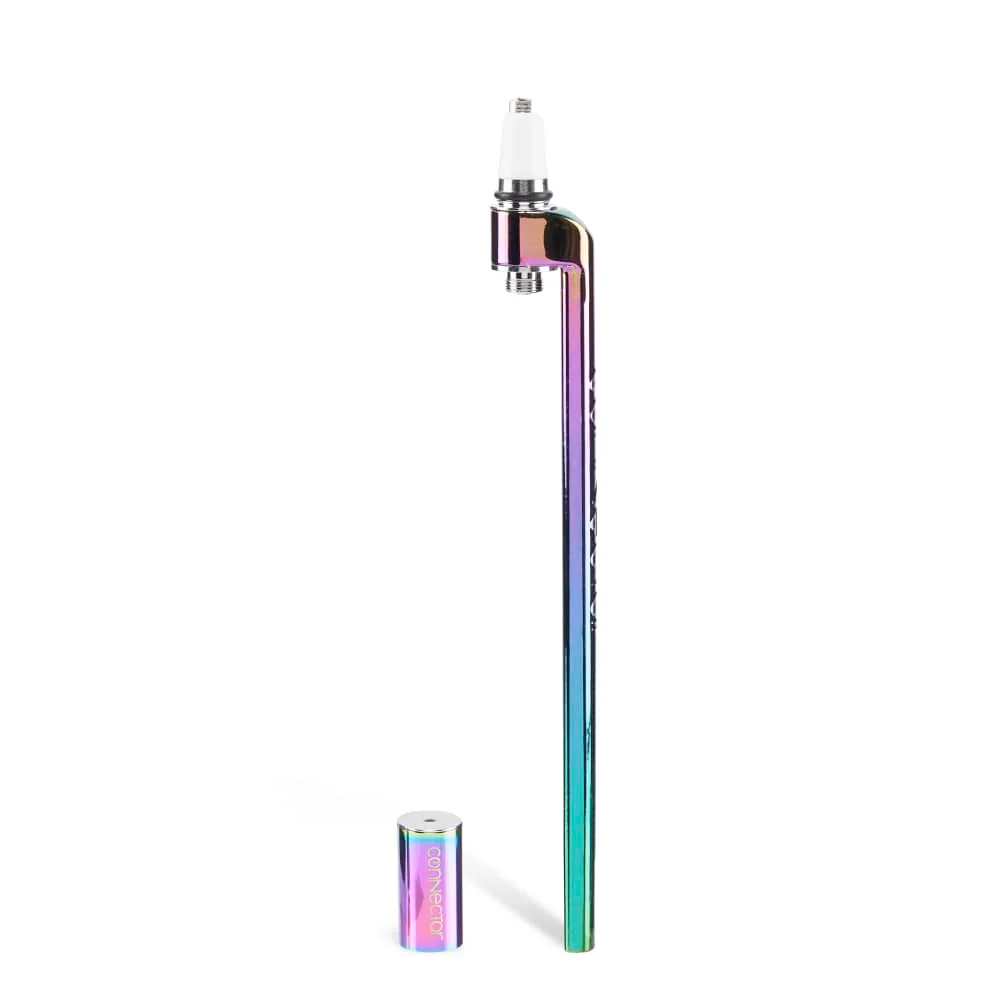 Ooze X Stache Connectar - 510 Dab Straw Attachment - Rainbow - Image 3