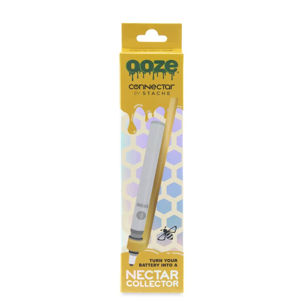 Ooze X Stache Connectar - 510 Dab Straw Attachment - Gold - Image 6
