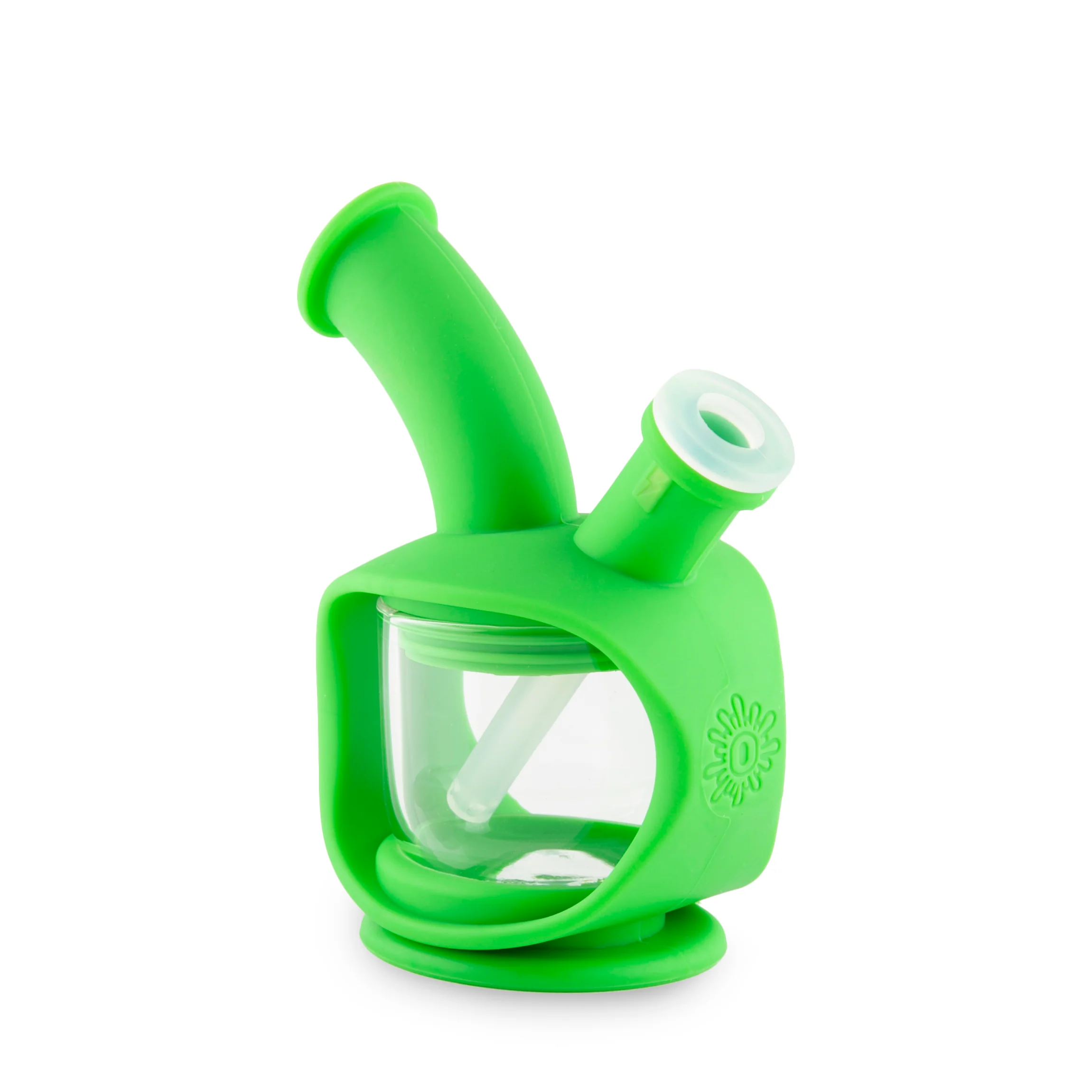 Ooze Kettle Silicone Water Bubbler & Dab Rig - Slime Green - Image 6