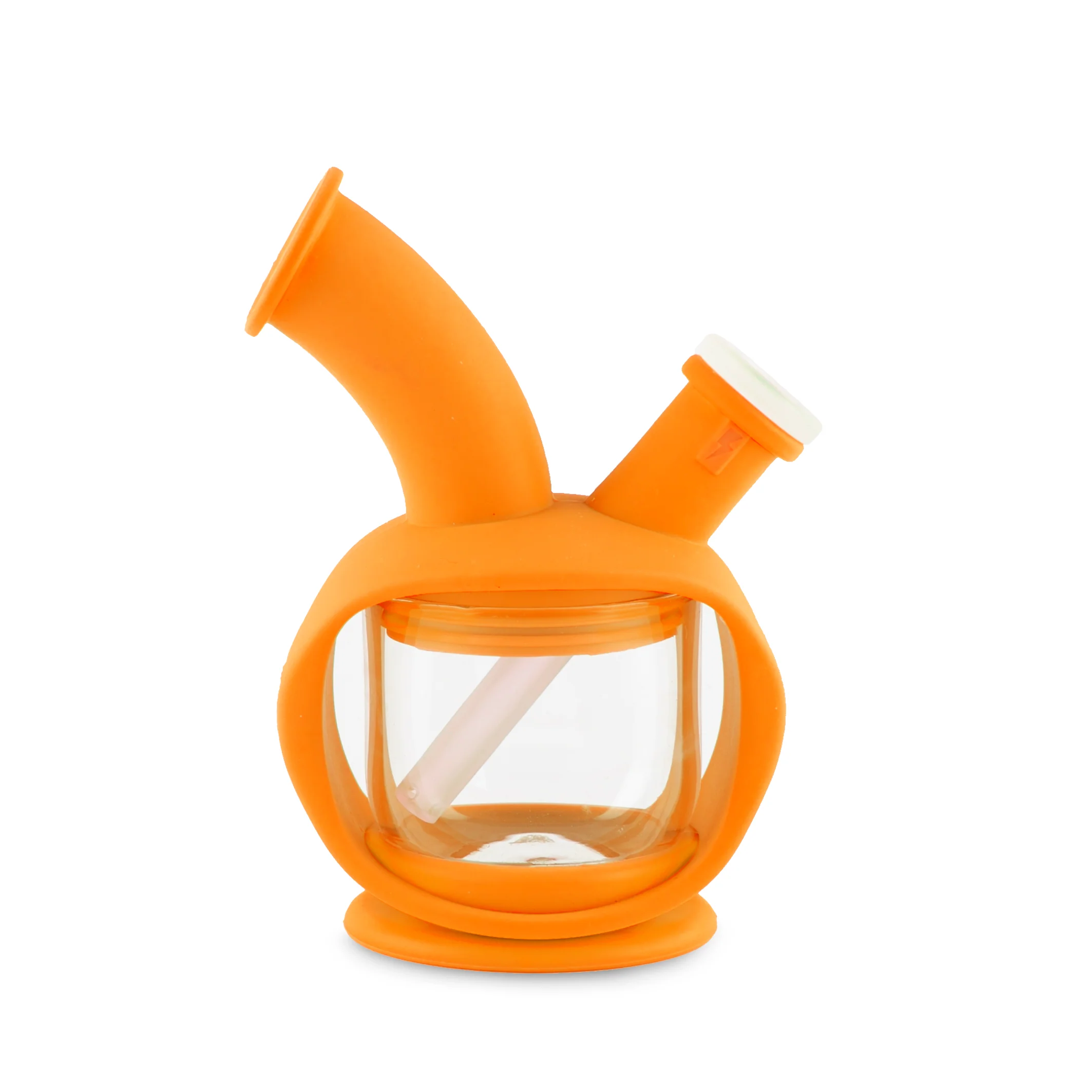 Ooze Kettle Silicone Water Bubbler & Dab Rig - Orange - Image 3