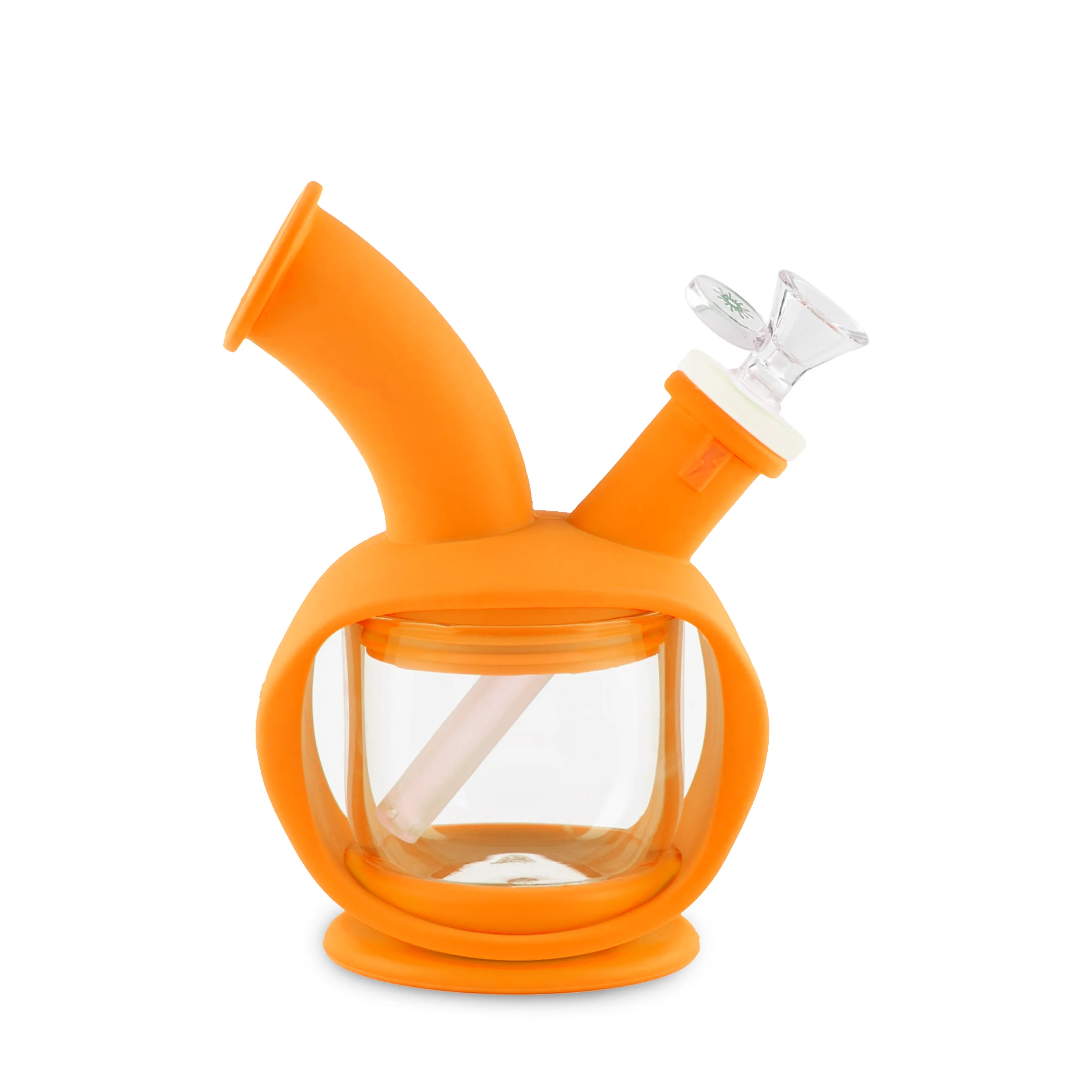 Ooze Kettle Silicone Water Bubbler & Dab Rig - Orange - Image 4