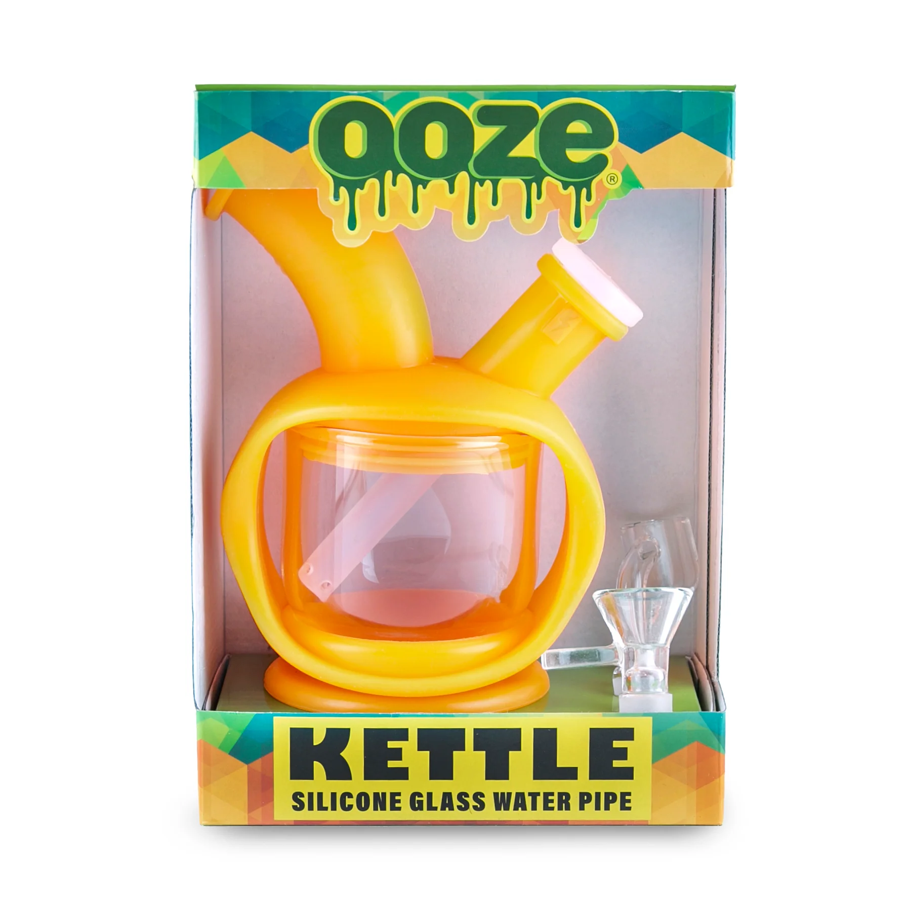 Ooze Kettle Silicone Water Bubbler & Dab Rig - Orange - Image 7