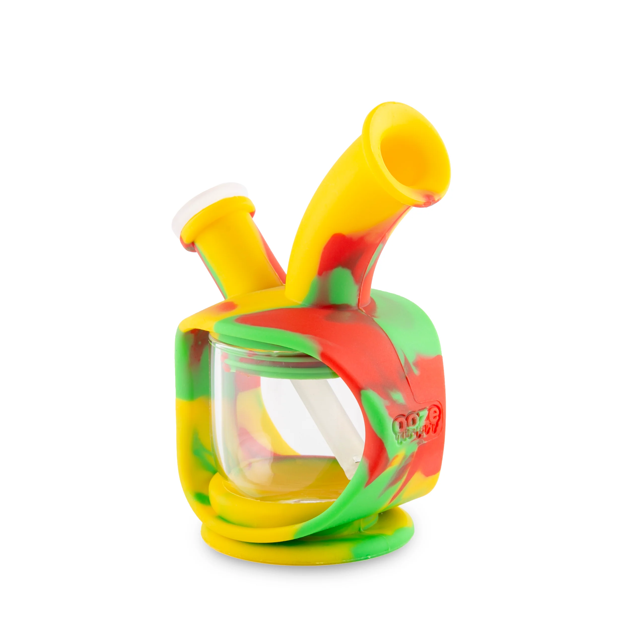 Ooze Kettle Silicone Water Bubbler & Dab Rig - Rasta - Image 5