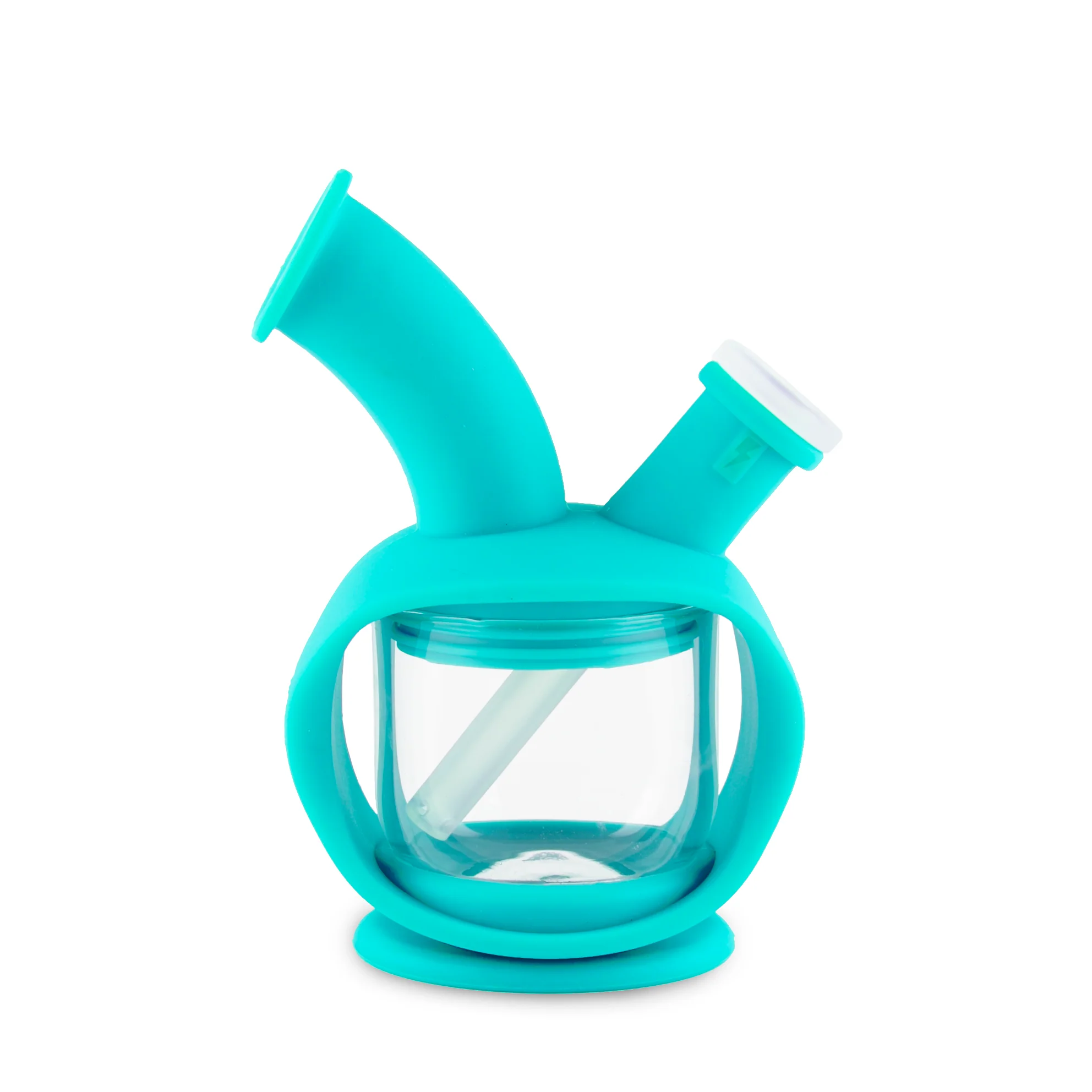 Ooze Kettle Silicone Water Bubbler & Dab Rig - Aqua Teal - Image 3