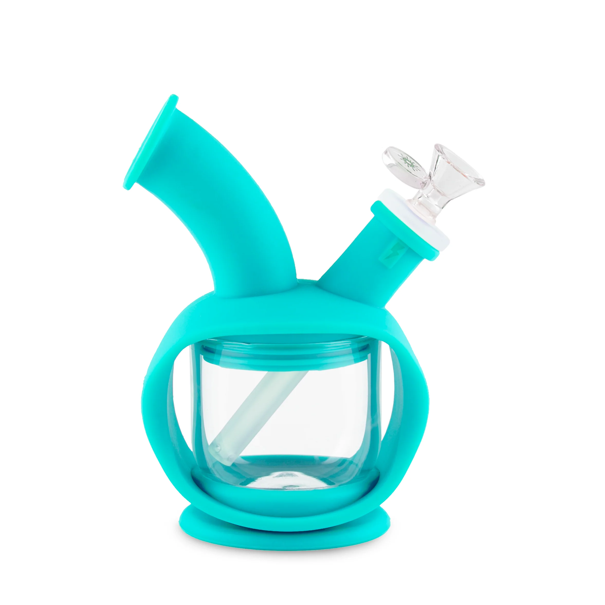 Ooze Kettle Silicone Water Bubbler & Dab Rig - Aqua Teal - Image 4