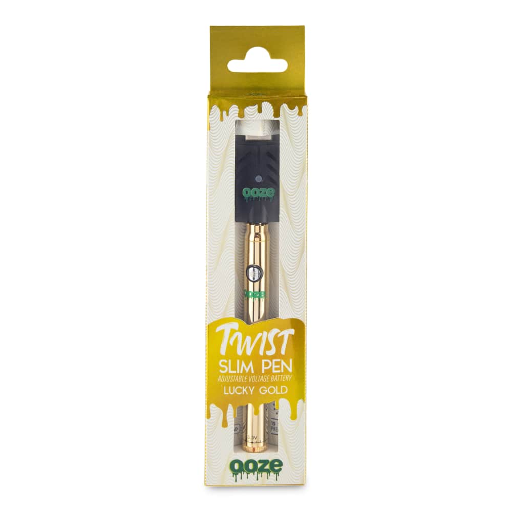 Twist Slim Pen - 320 mAh Flex Temp Battery - Lucky Gold - Image 3