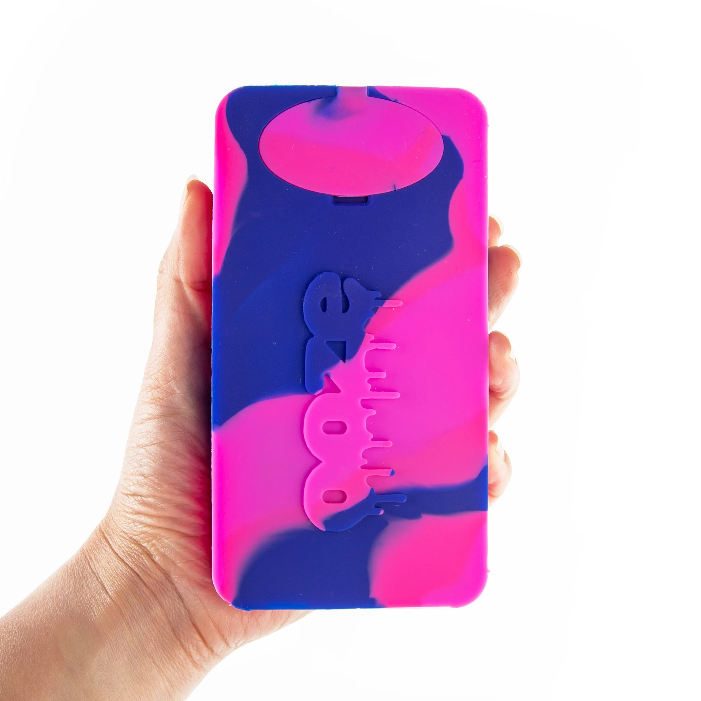 Ooze Slugger Dabbin' Dugout Silicone Travel Dab Kit - Razzle Dazzle - Image 4